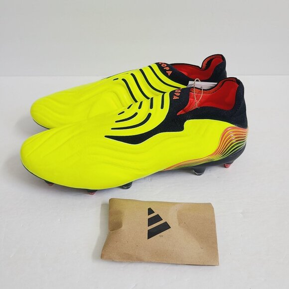 NEW Adidas Copa Sense+ SG Soccer Cleats GZ1358 Size 10.5 Solar Yellow main image 3